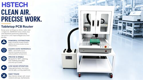 Najnowsze blogi firmy Nowy pokładowy router PCB z zintegrowaną ekstrakcją dymu Precyzja, bezpieczeństwo i wydajność dla procesów SMT