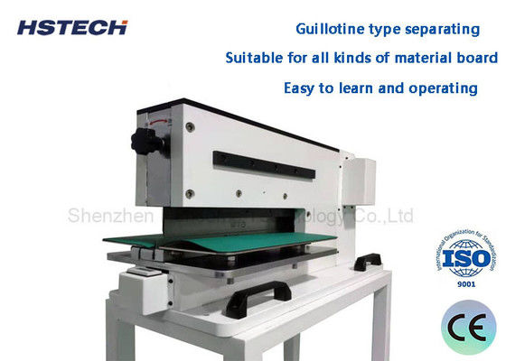 Dobra cena. Nowe urządzenie do odkręcania płyt PCB Mocny niski napięcie V Cut Linear Blade Pneumatic PCB Separating Machine HS-310 w Internecie