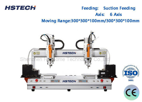 Dobra cena. Podwójny śrubokręt 6 osi Typ odsysania Automatyczne śruby mocowania / blokowania maszyny HS-SL7331S w Internecie