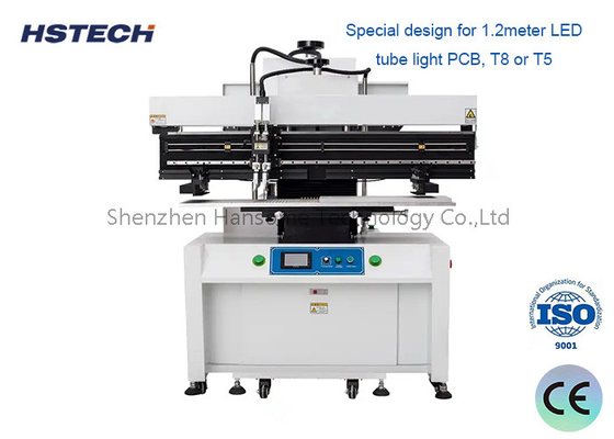 Dobra cena. 1.2M LED Tube PCB Solder Paste Machine z ręcznym ładowaniem i automatycznym drukiem w Internecie