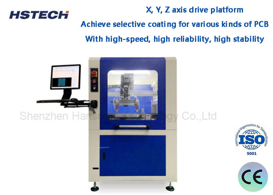 Dobra cena. Platformy napędowe osi X, Y, Z Wysokiej prędkości Wysoka niezawodność Wysoka stabilność 3Axis Selective Coating Machine w Internecie