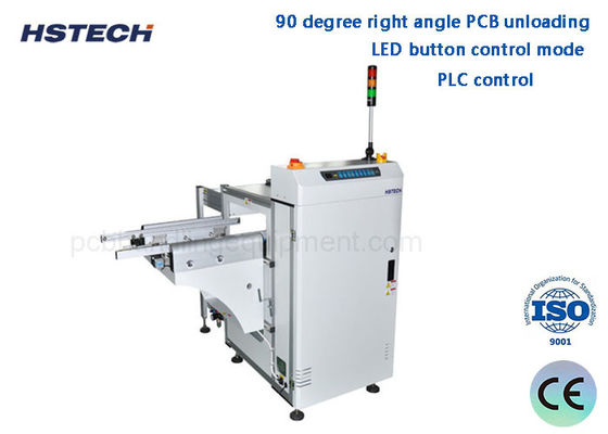 390mm Szerokość 3 magazynki 20M/Min 90 stopni przycisk LED Automatyczny rozładunek PCB