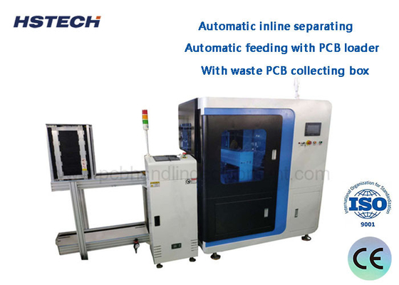 Dobra cena. Automatyczne oddzielające w linii 1,1KW okólnikowe ostrze W linii Vcut PCB Depaneling Machine z odpadami PCB zbiórki w Internecie