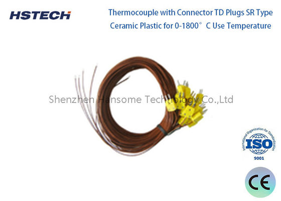 Dobra cena. PtRh13-pT WRB R Termokopla z wtyczkami TD typu SR z tworzyw sztucznych ceramicznych do temperatury 0-1600°C w Internecie