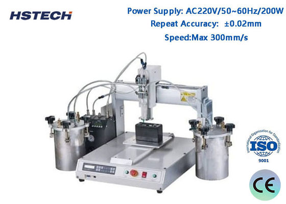 Dobra cena. 4-stacja obrotowa z ekranem tekstowym, automatyczny dozownik kleju do żarówek LED z dokładnością powtarzania ±0.02 mm w Internecie