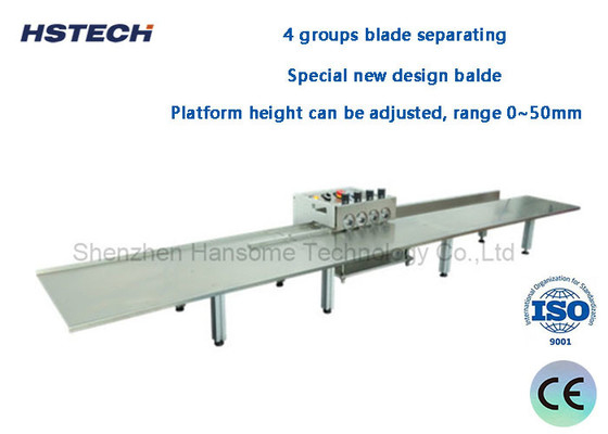 Dobra cena. 4 Grupy Ostrzy oddzielające LED Hard Strip PCB Depaneling Equipment Using 1.2 Meter Platform 4 Grupy Ostrzy HS-F306 w Internecie