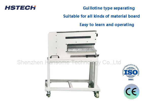 Dobra cena. FR4 Płyty aluminiowe urządzenia do odkręcania płyt PCB Pneumatyczny napędzany liniowy separator ostrza HS-310L w Internecie
