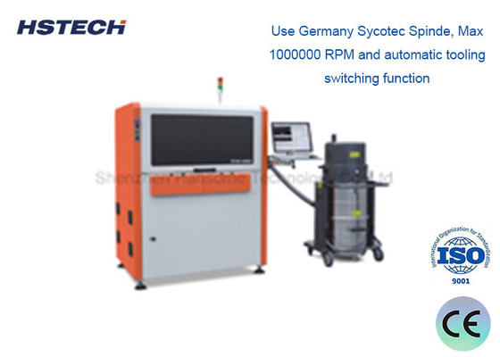 Dobra cena. 100000 obrotów na minutę Spindle CCD System Inline PCB Depaneling Router Machine bez Jig w Internecie