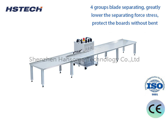 Dobra cena. Najwyższa wydajność 4 grupy Blade LED Hard Strip PCB Depaneling Equipment w Internecie