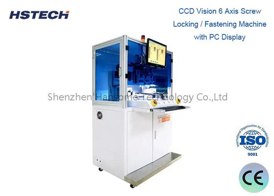 Dobra cena. CCD Vision 6 Axis Screw Fastening Machine z wyświetlaczem PC dla wysokiej precyzji blokowania w Internecie