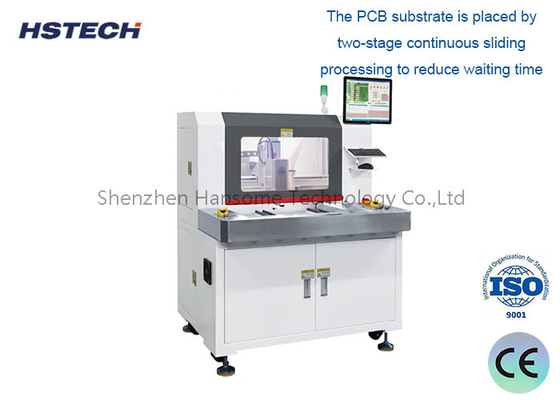 Dobra cena. High Precision Dual Platform PCBA Router Machine dla linii montażowej płyt PCB w Internecie