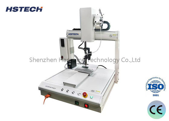 Szybkość X/Y/Z Robot automatycznego lutowania z silnikiem stopniowym i maksymalną prędkością 300 mm/s